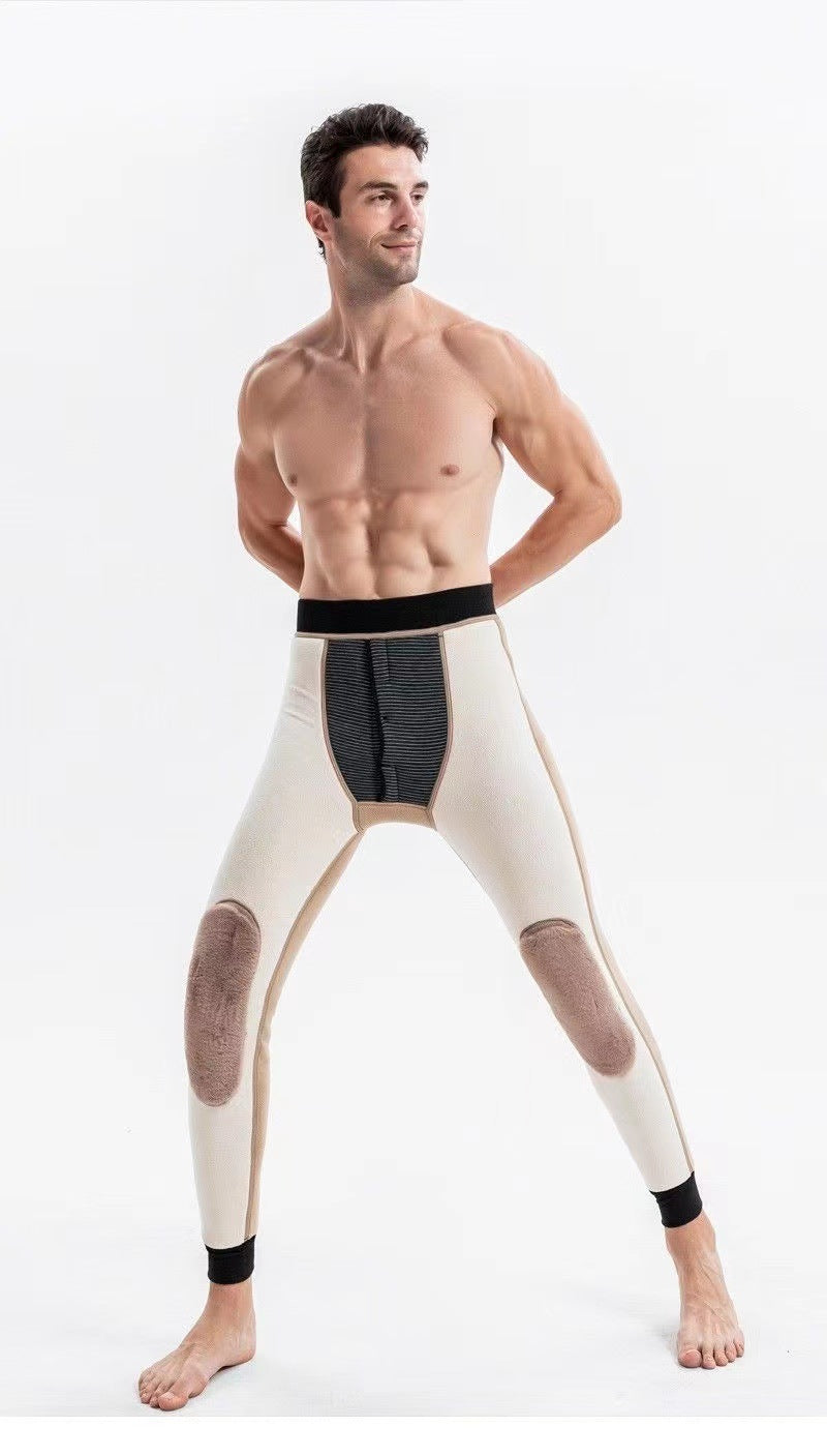 Velvet Padded Slim Lamb Wool Leggings