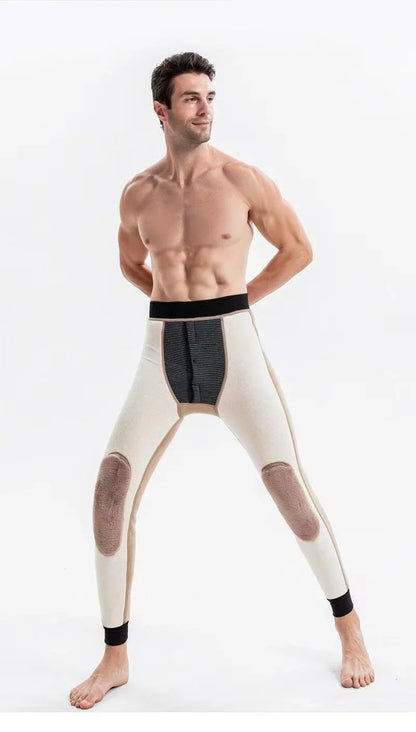 Velvet Padded Slim Lamb Wool Leggings