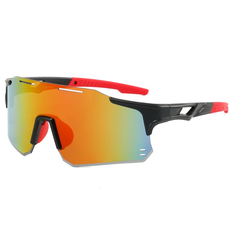 Windproof Orange Cycling Glasses