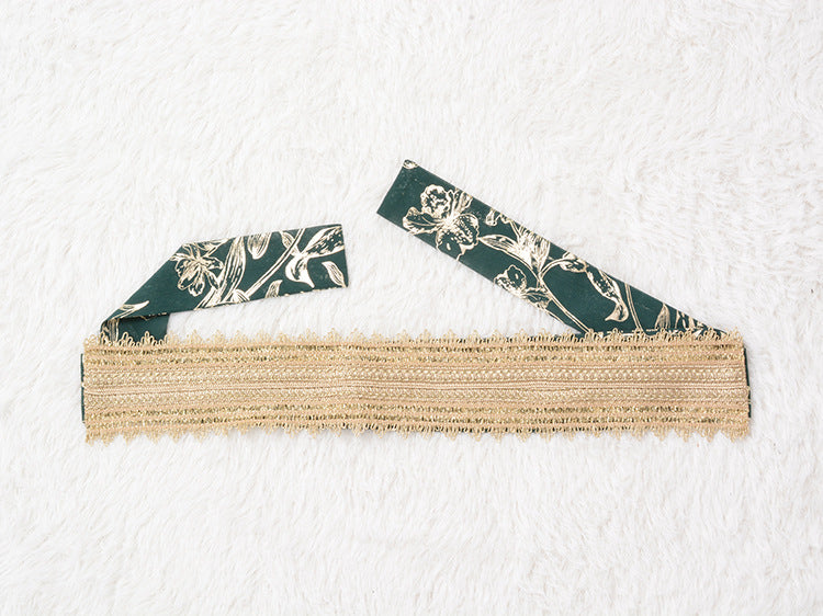 Floral Embroidered Evening Dress