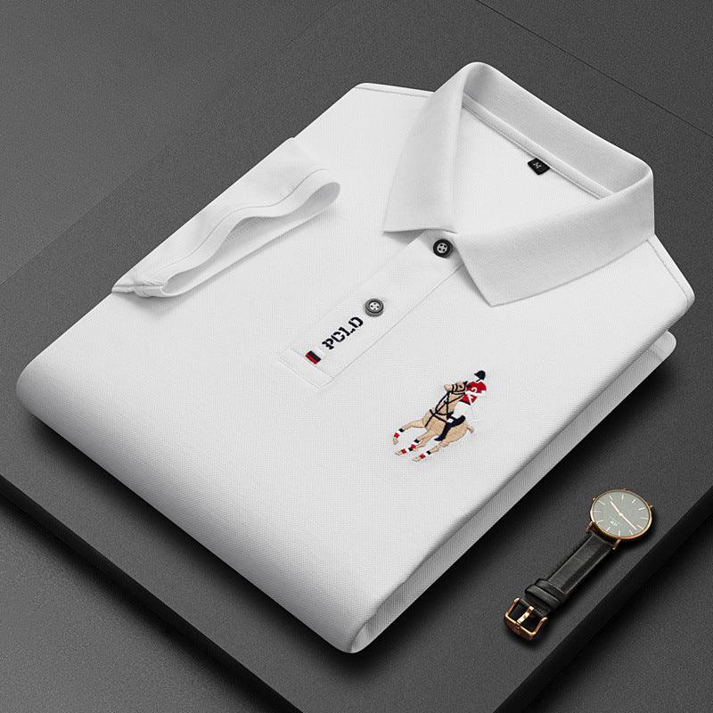 Business Short Sleeved Polo Men Shirt