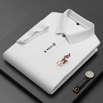 Business Short Sleeved Polo Men Shirt