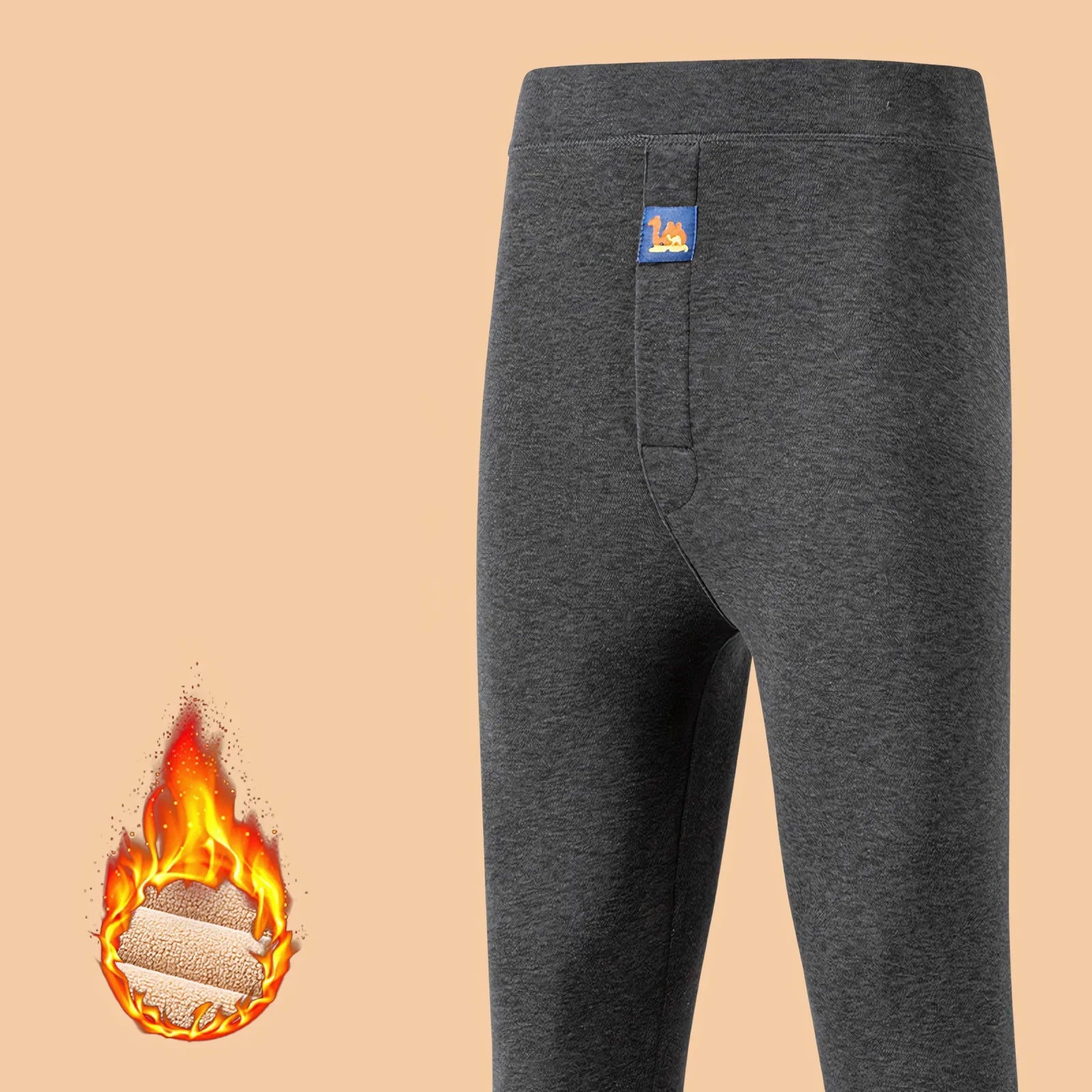 Extra Large Cashmere Velvet Warm High-Waisted Leggings