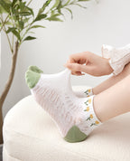 Breathable Mesh Boat Women Socks