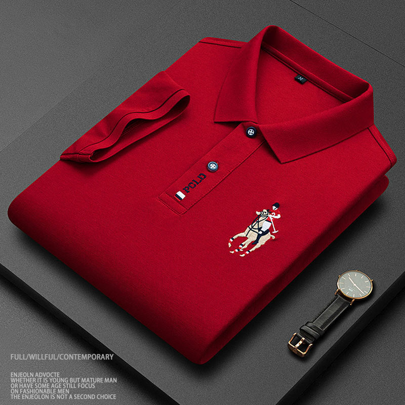 Business Short Sleeved Polo Men Shirt