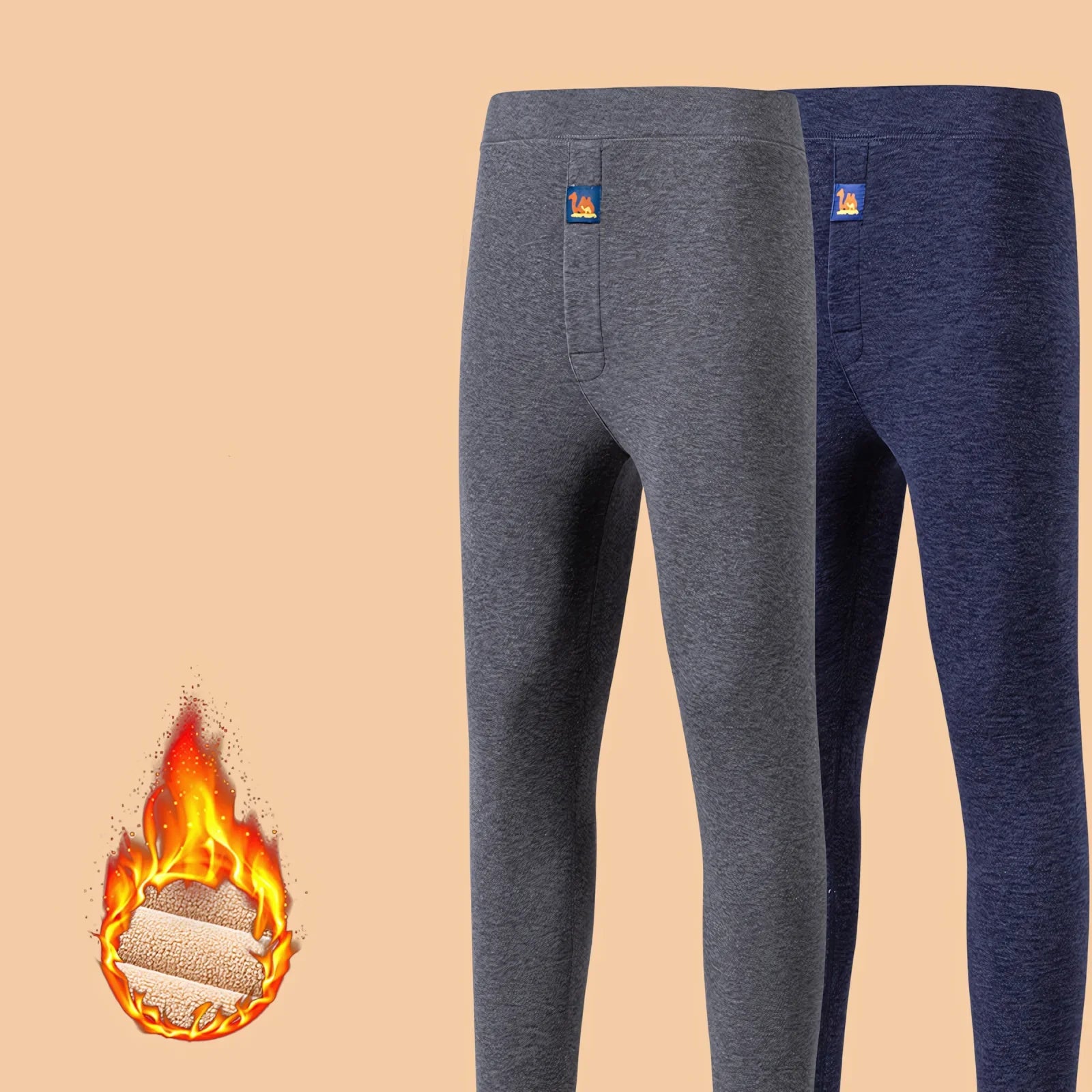 Extra Large Cashmere Velvet Warm High-Waisted Leggings