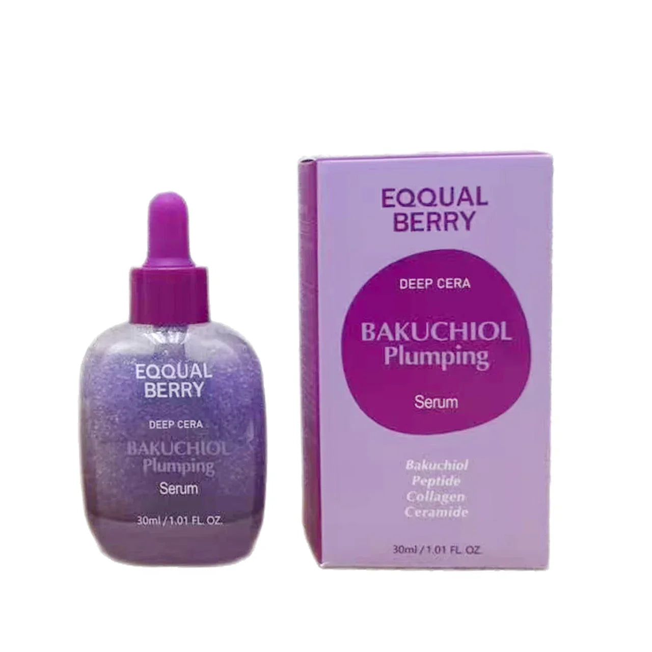 EQQUALBERRY Bakuchiol Plumping Purple Serum 30ml
