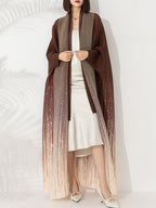 Elegant Loose Cross-border Brown Long Coat
