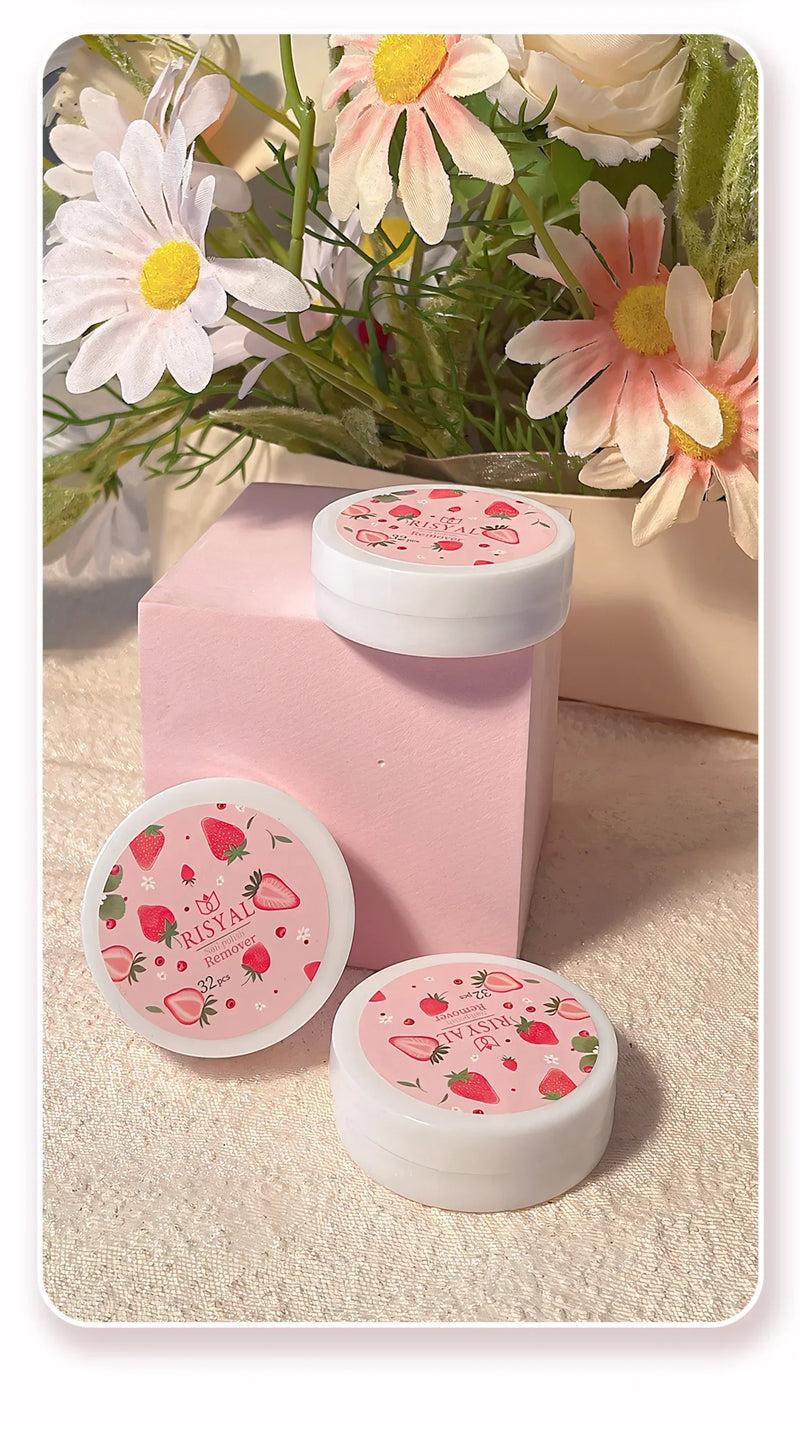 32 Pieces Nail Polish Remover Wipes