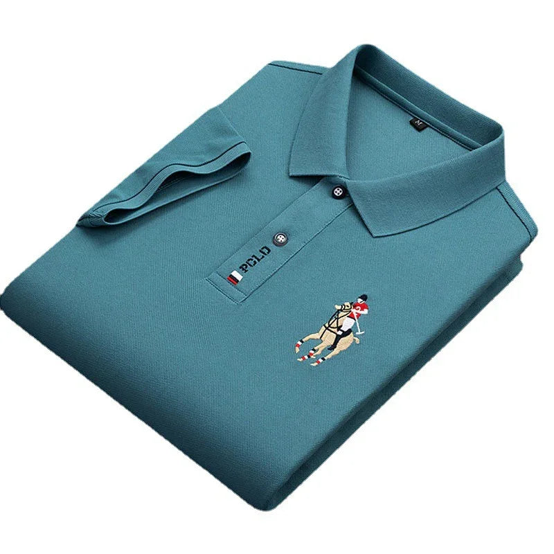 Business Short Sleeved Polo Men Shirt