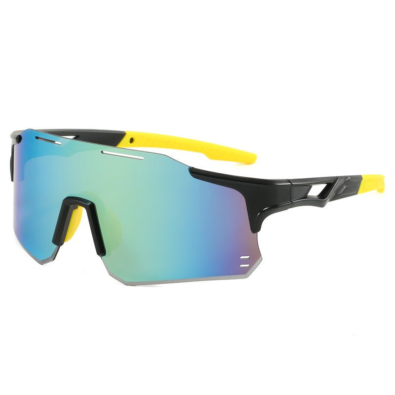 Windproof Gold Cycling Glasses