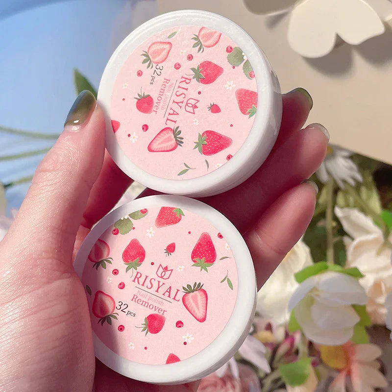 32 Pieces Nail Polish Remover Wipes