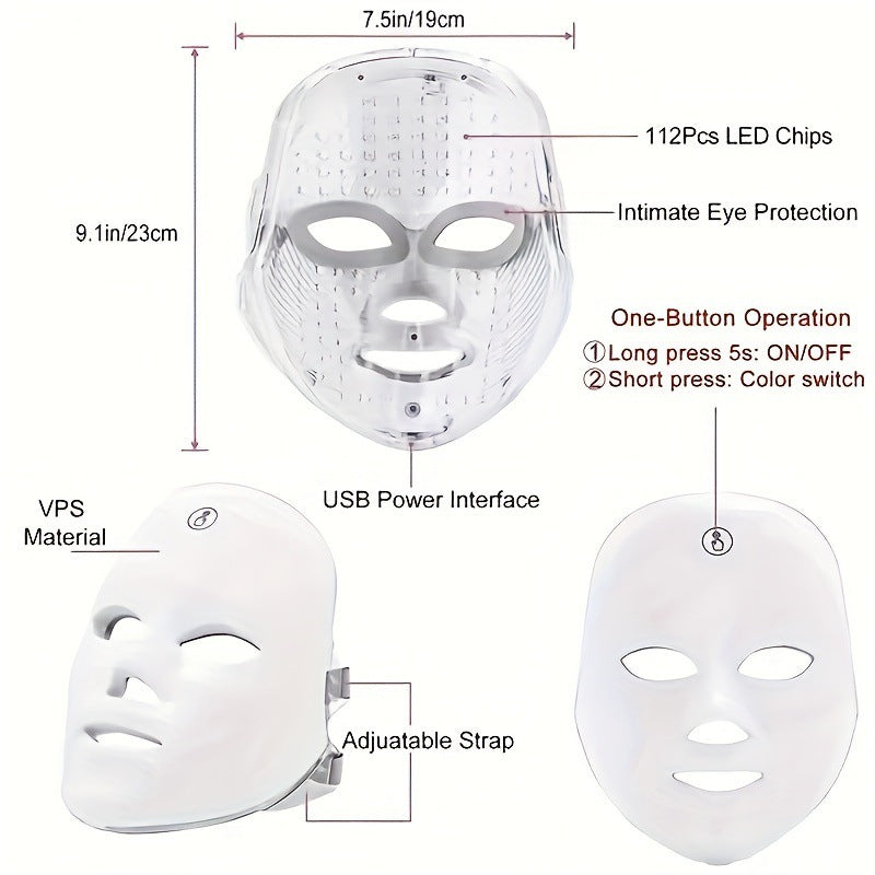 Household Infrared LED Anti-wrinkle Acne Mask Instrument