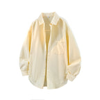 Windproof Yellow Striped Shirt
