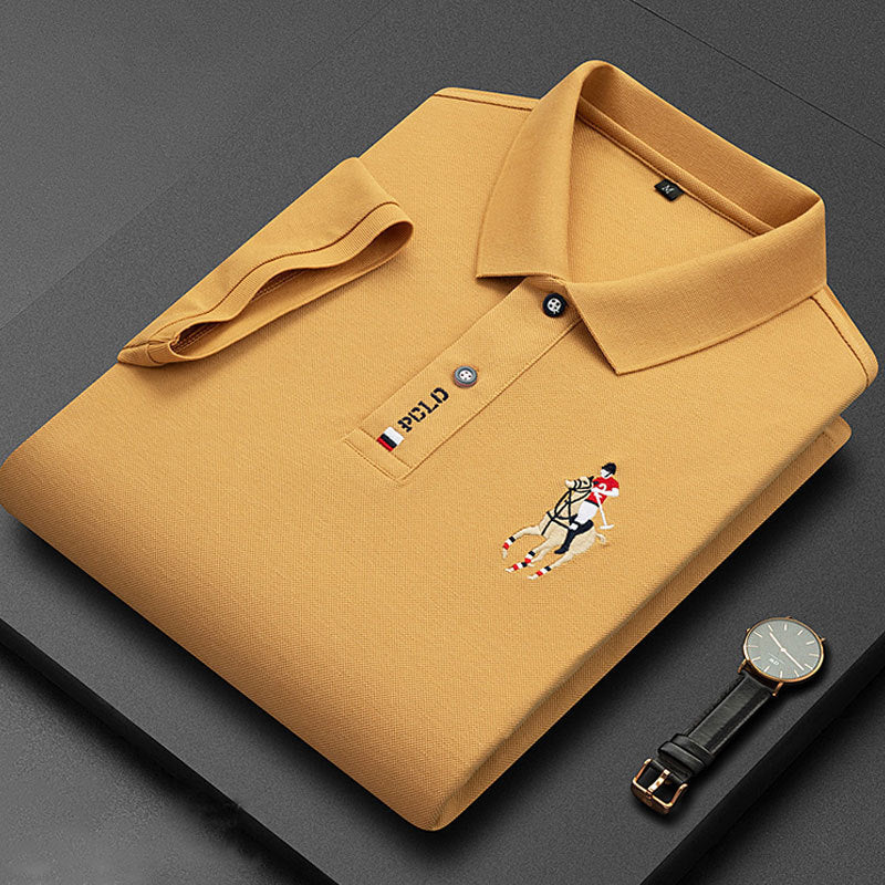 Business Short Sleeved Polo Men Shirt