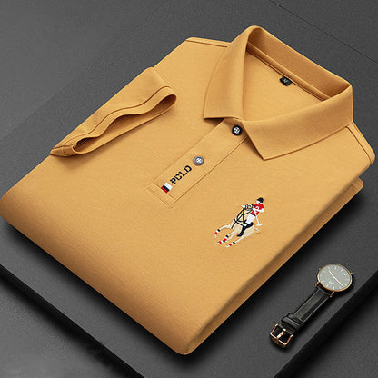 Business Short Sleeved Polo Men Shirt