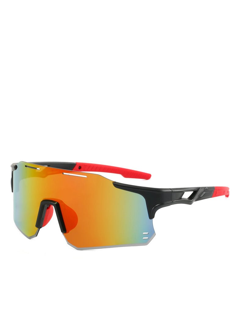 Windproof Orange Cycling Glasses