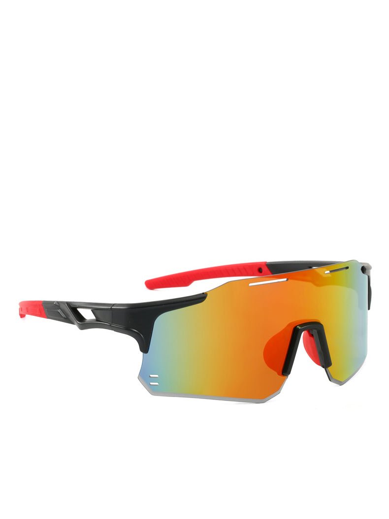 Windproof Orange Cycling Glasses