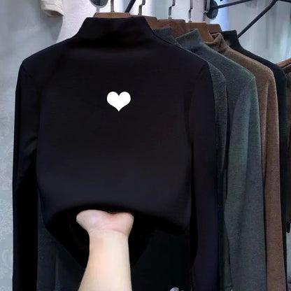 Double Sided German Fleece Black Thickened Sweater