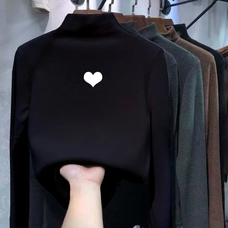 Double Sided German Fleece Black Thickened Sweater