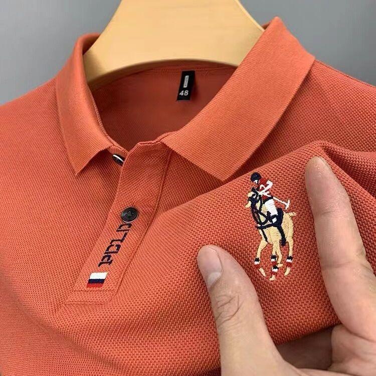 Business Short Sleeved Polo Men Shirt