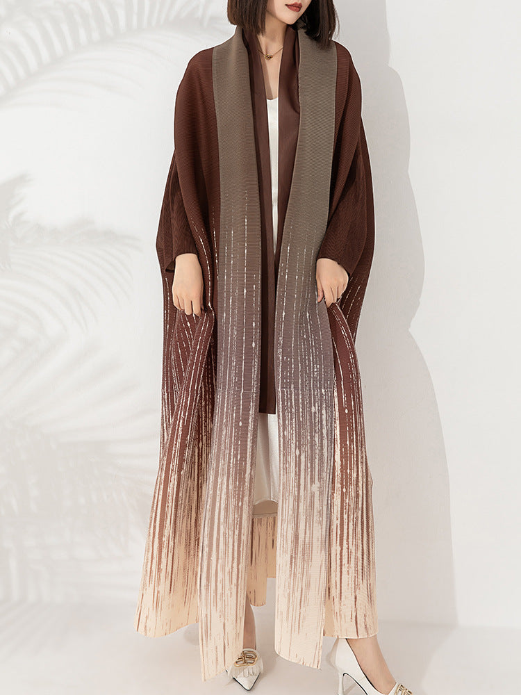 Elegant Loose Cross-border Brown Long Coat