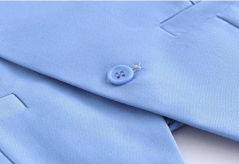 Elegant Light Blue Wedding Vest