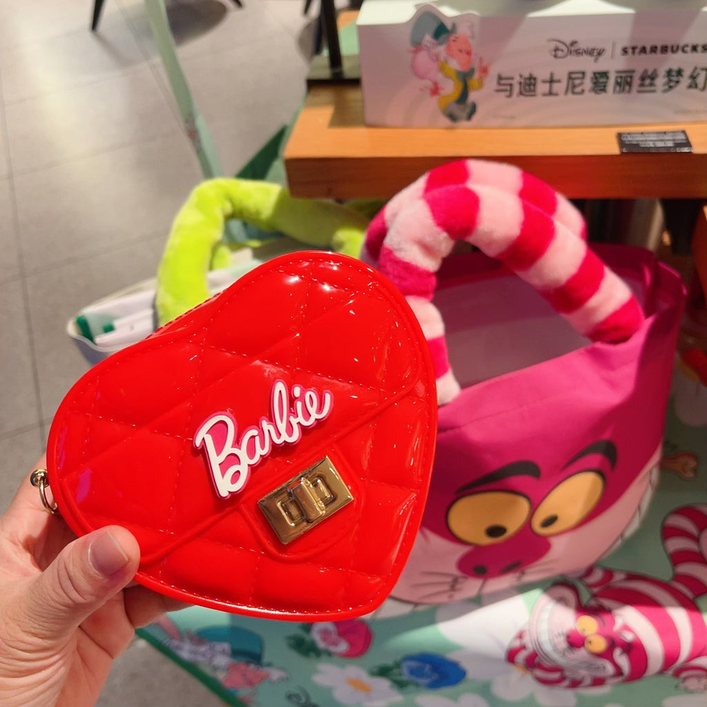 Luxury Crossbody Heart Mini Red Bag