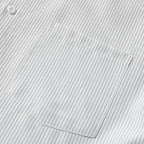 Windproof Gray Striped Shirt