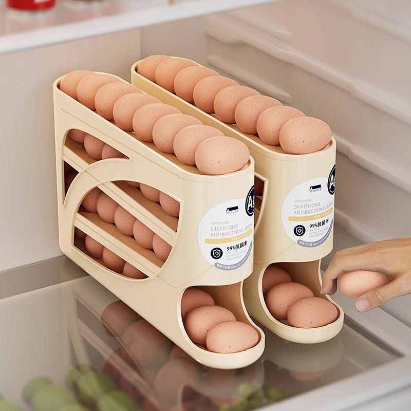 Multi-Layer Refrigerator Rolling Egg Rack