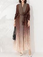 Elegant Loose Cross-border Brown Long Coat
