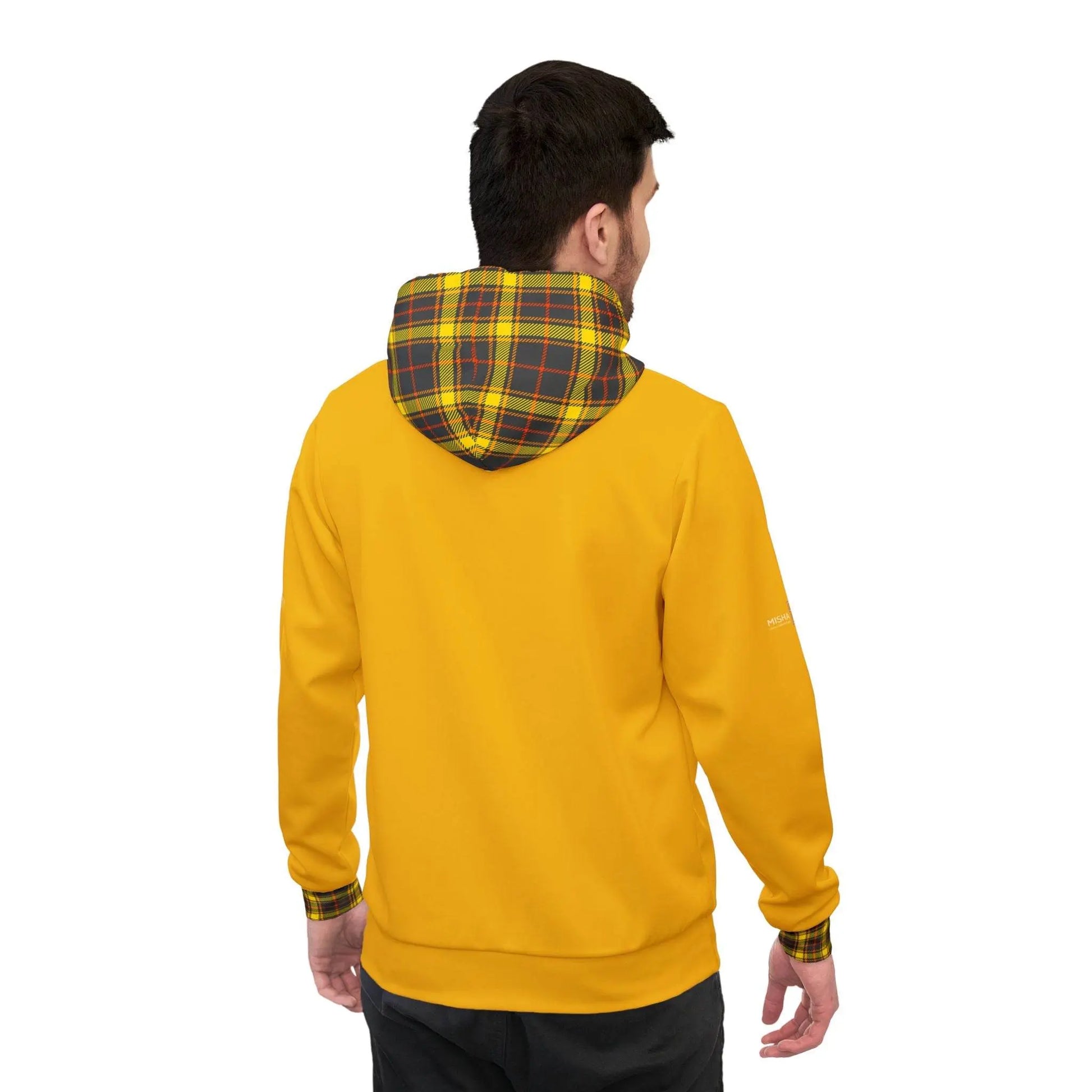 Orange Yellow Black Athletic Feldgrau Hoodie - IVORYNN