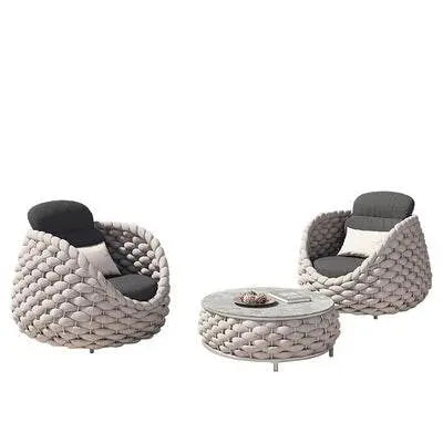 Outdoor Patio Lounge Sofa Coffee Table Set - IVORYNN