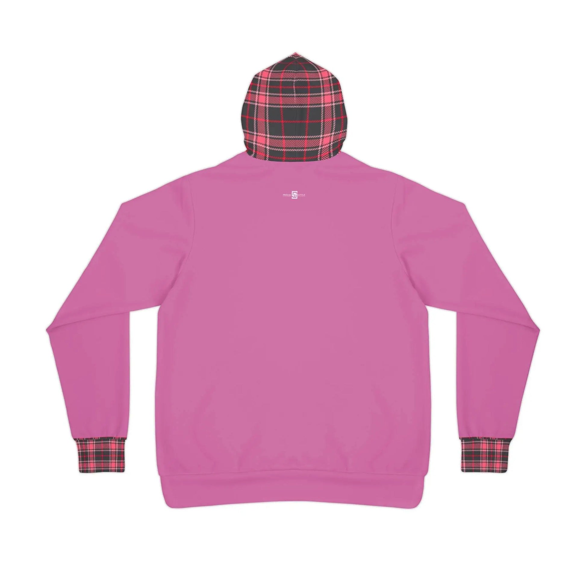 Pink Black Athletic Feldgrau Hoodie - IVORYNN