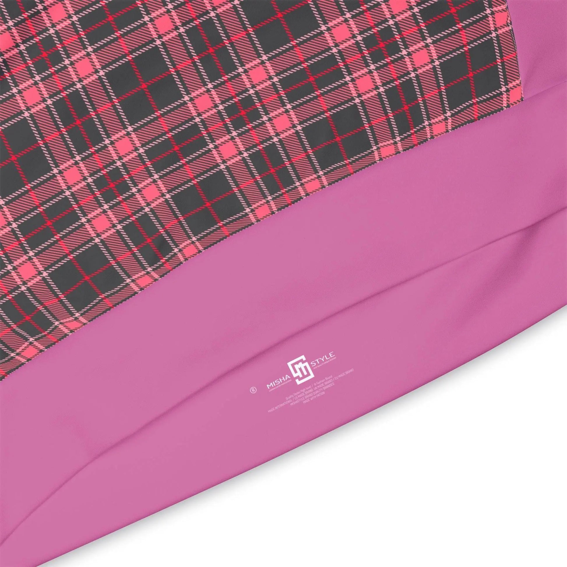 Pink Black Athletic Feldgrau Hoodie - IVORYNN