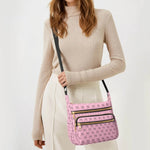 Pink Luxury Multi-pocket Crossbody Bag - IVORYNN