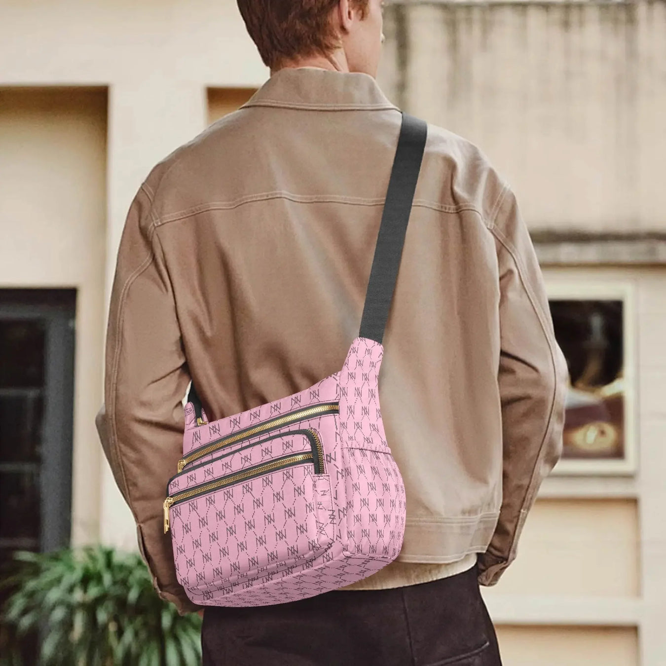 Pink Luxury Multi-pocket Crossbody Bag - IVORYNN