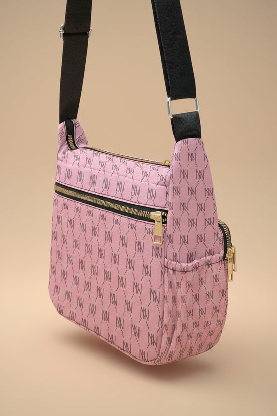 Pink Luxury Multi-pocket Crossbody Bag - IVORYNN