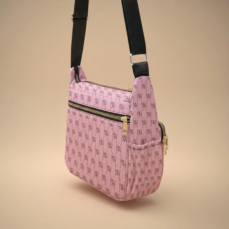 Pink Luxury Multi-pocket Crossbody Bag - IVORYNN