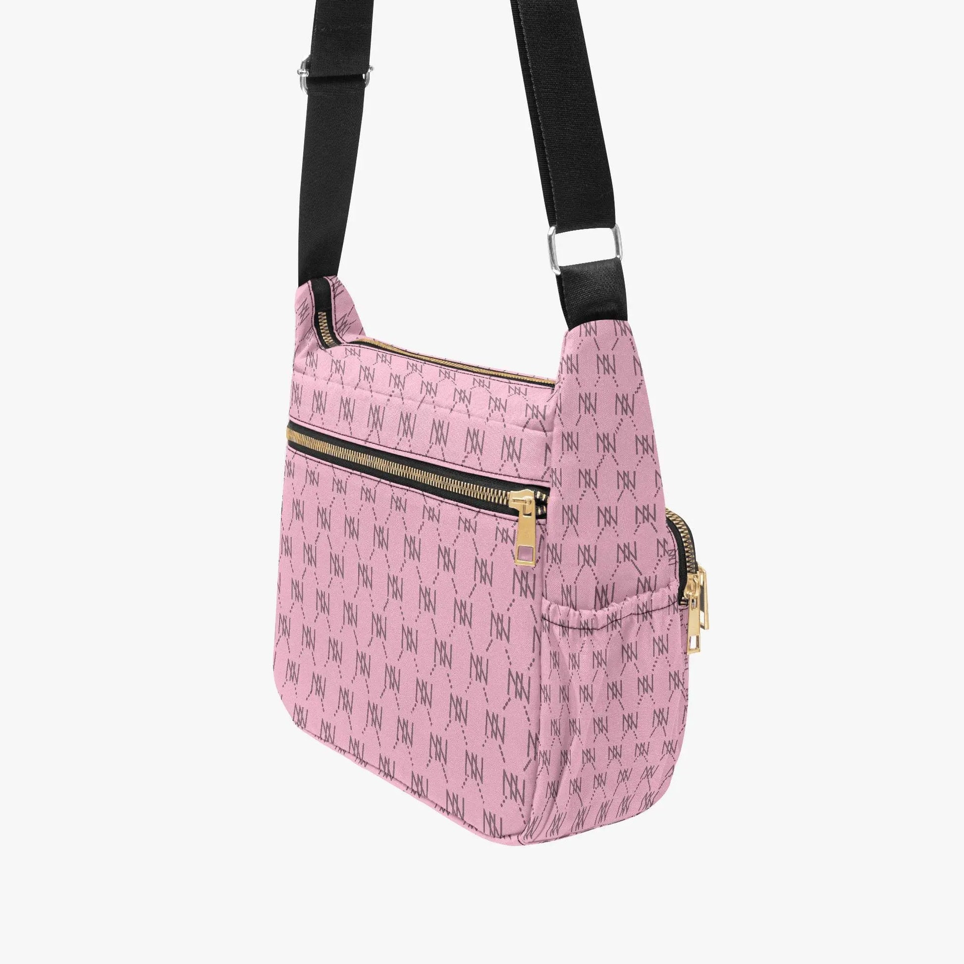 Pink Luxury Multi-pocket Crossbody Bag