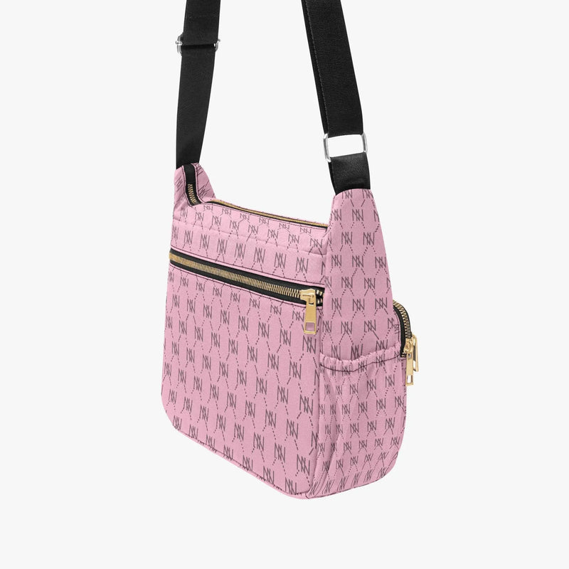 Pink Luxury Multi-pocket Crossbody Bag
