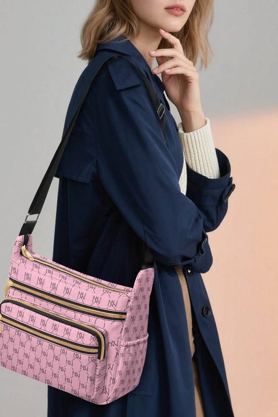 Pink Luxury Multi-pocket Crossbody Bag - IVORYNN