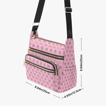 Pink Luxury Multi-pocket Crossbody Bag - IVORYNN