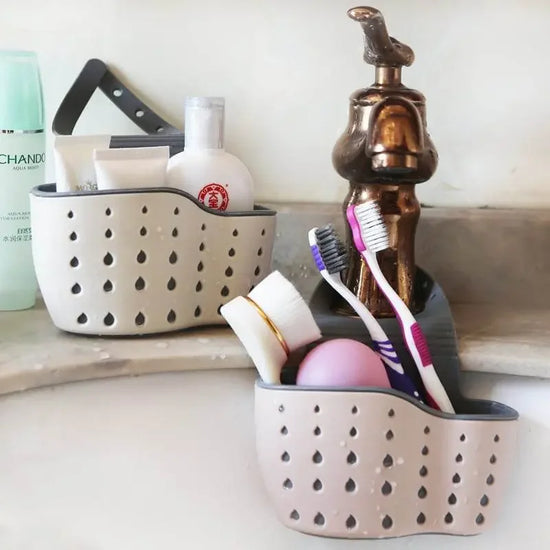 Plastic Kitchen Sink Storage Rack - IVORYNN