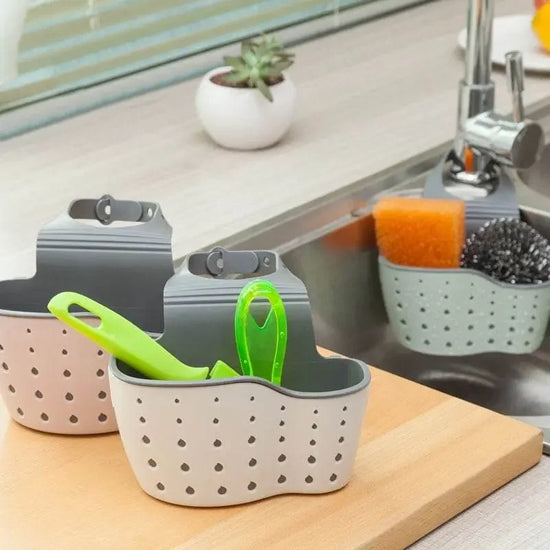 Plastic Kitchen Sink Storage Rack - IVORYNN