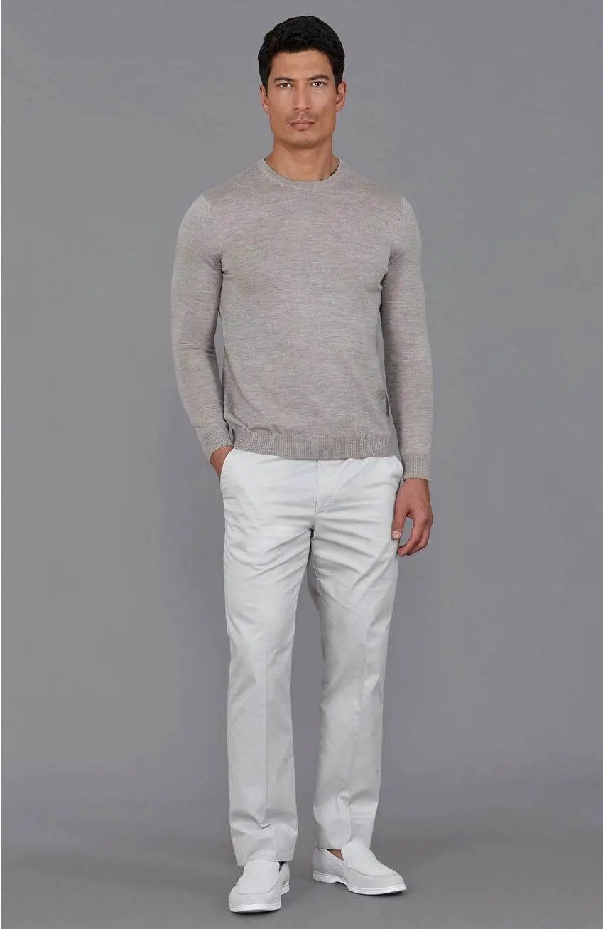 Premium Extra Fine Merino Wool Barley Sweater - IVORYNN