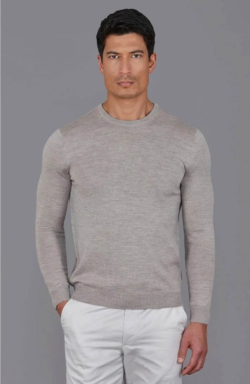 Premium Extra Fine Merino Wool Barley Sweater - IVORYNN