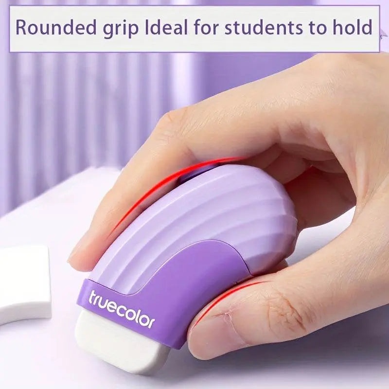 Push-Pull Eraser Set with Curved Handle - IVORYNN