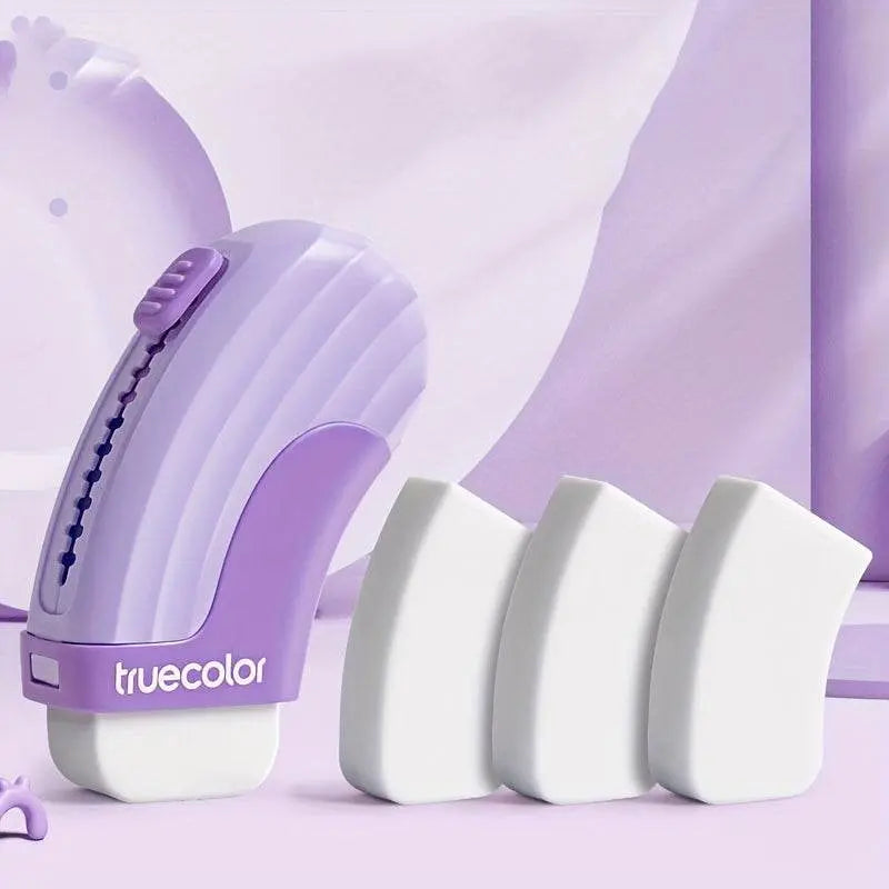 Push-Pull Eraser Set with Curved Handle - IVORYNN