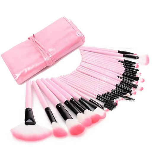 Rayon Makeup Wooden Handle brush bag